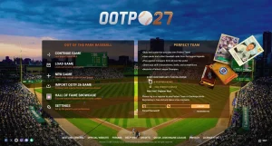 Скриншот Out of the Park Baseball 27 — Стратегия для Настоящих Менеджеров (2026)