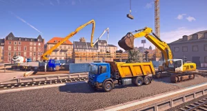Скриншот Construction Simulator 2022 — Реалистичный Симулятор Стройки на ПК