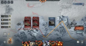 Скриншот Snow Ash (2026) — Карточная Стратегия Выживания в Вечной Зиме